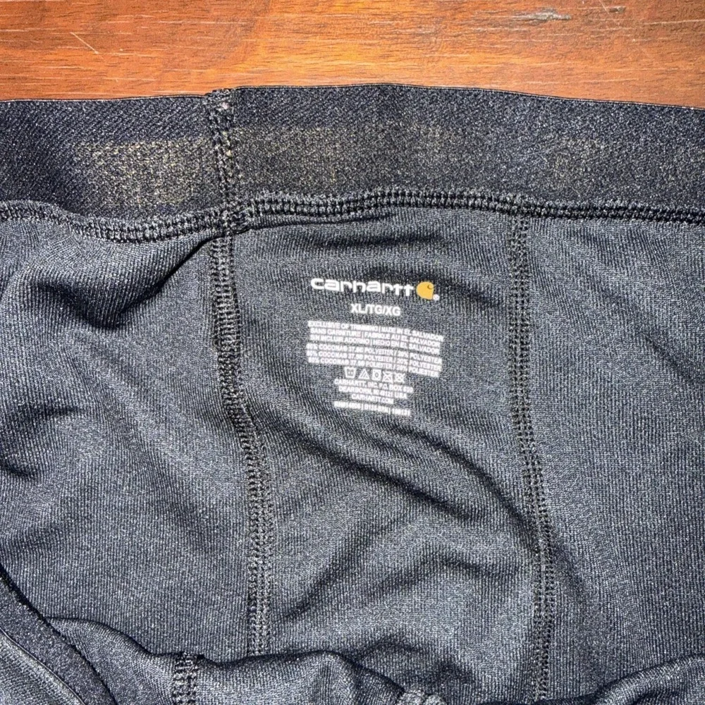 Carhartt Men's Force‎ Midweight Thermal Base Layer Pants Black Size XL EUC